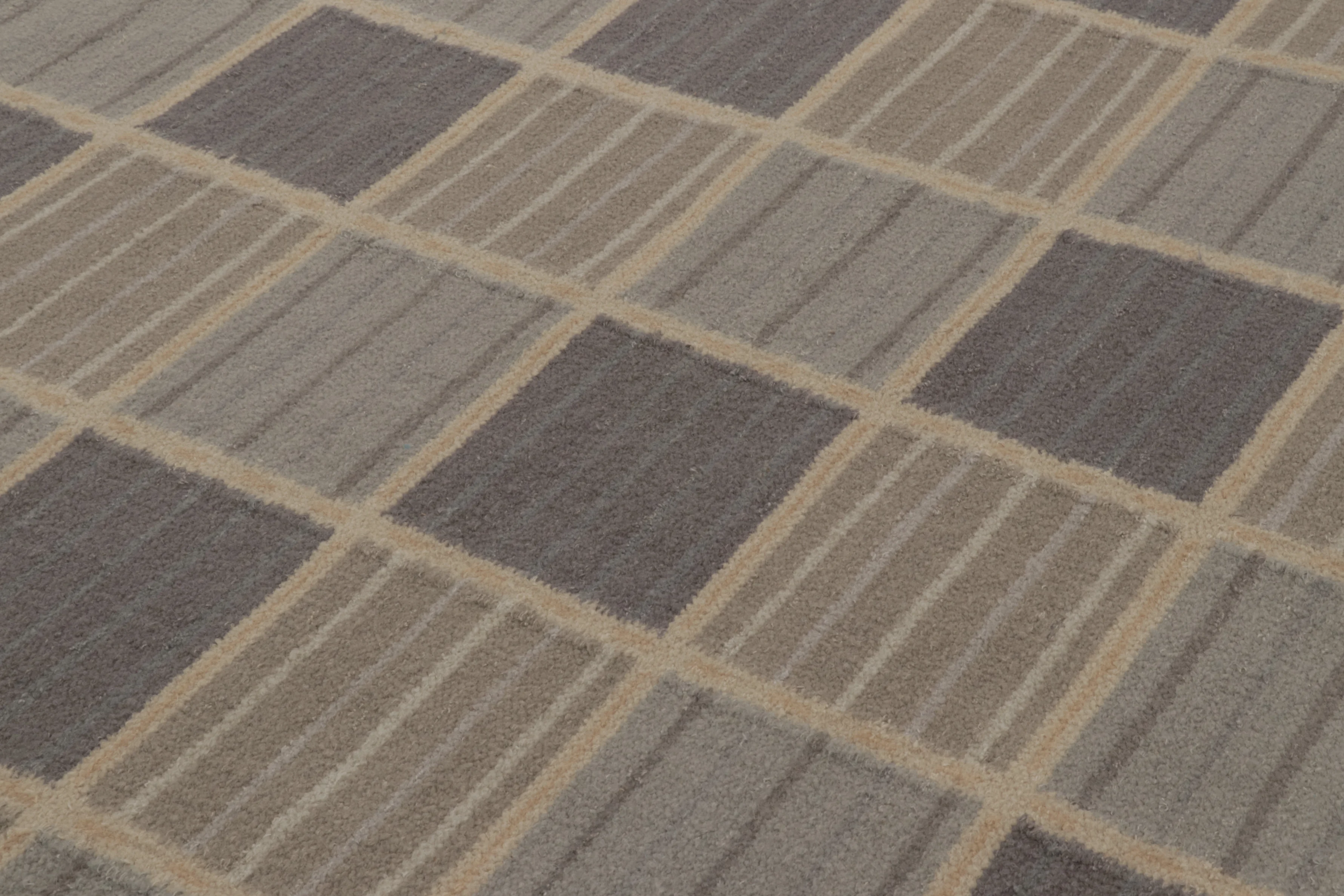 Contemporary Scandinavian Flatweave Rug