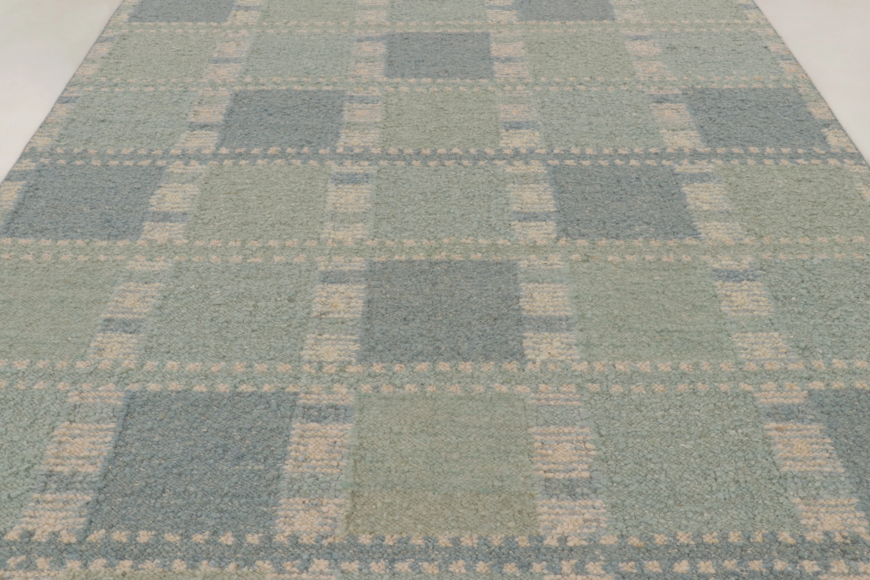 Contemporary Scandinavian Flatweave Rug