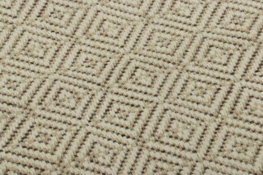 Modern Geometric Flatweave Rug