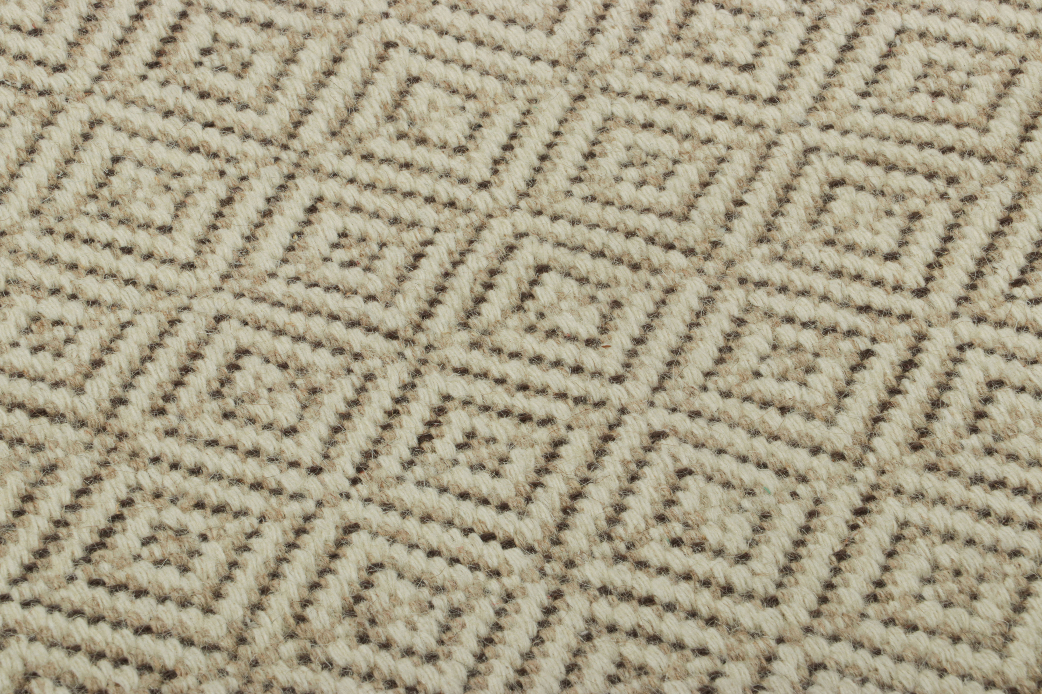 Modern Geometric Flatweave Rug