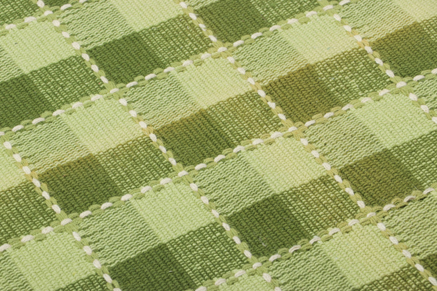 Modern Checkered Custom Rug Sample
