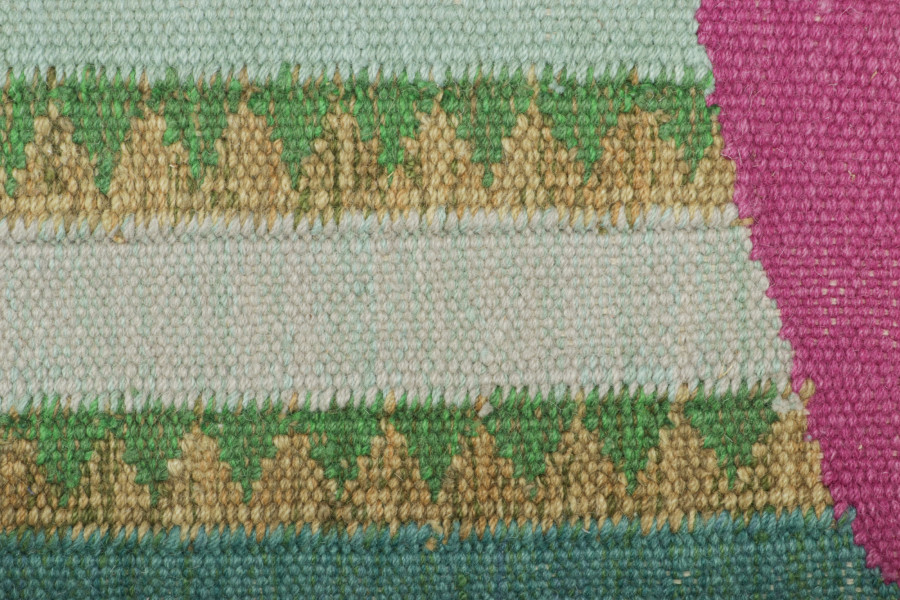 Swedish Flatweave Custom Rug Sample, Geometric