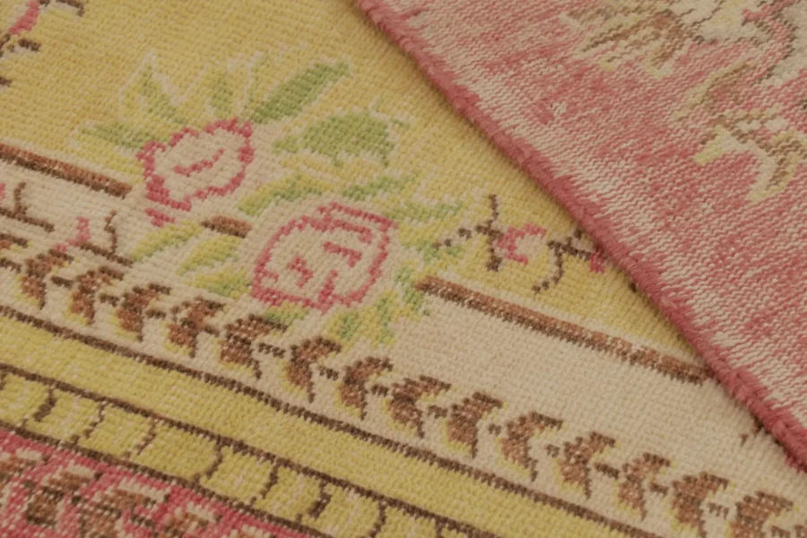 Vintage Turkish Distressed Rug