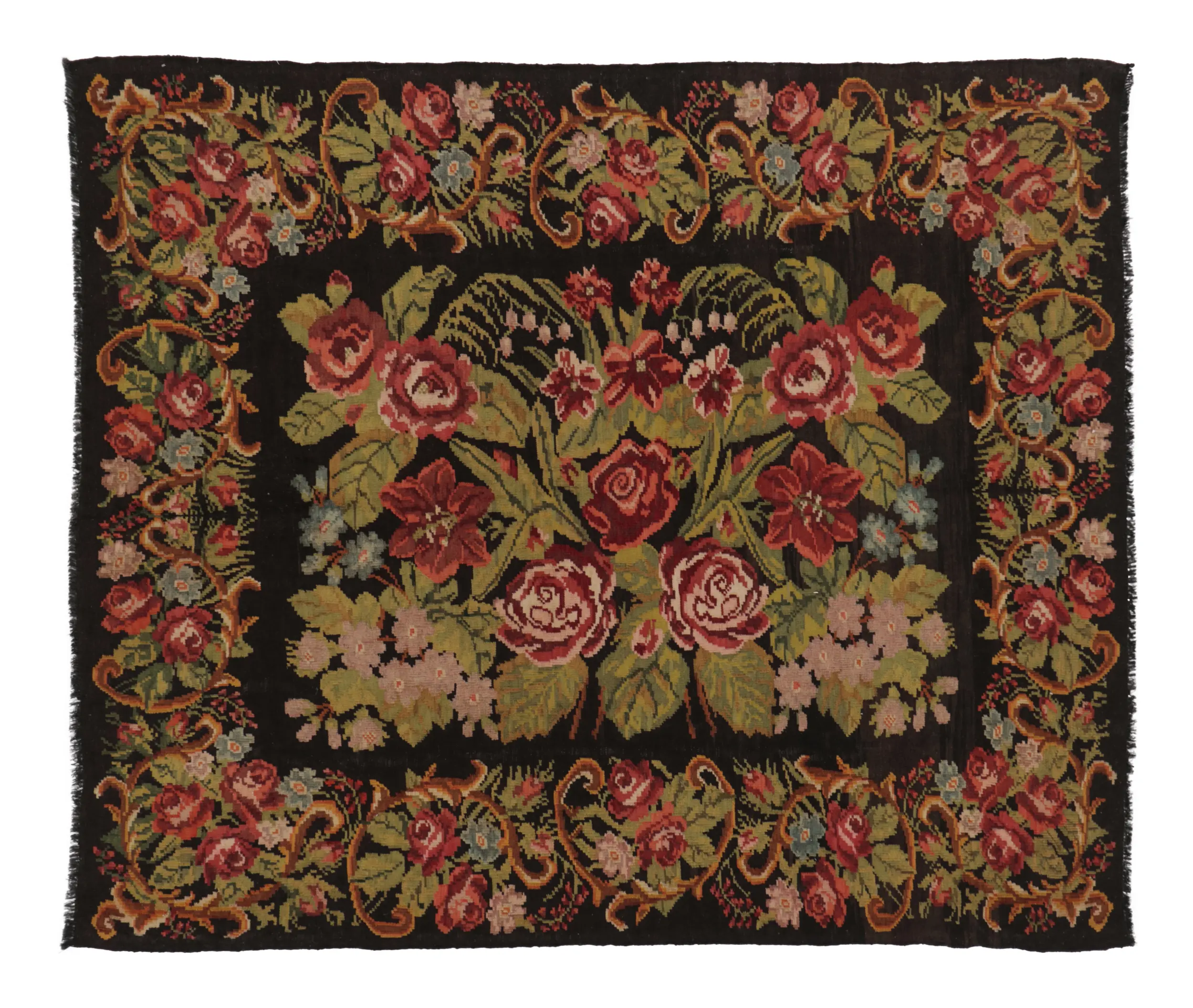 Vintage Moldovan Bessarabian Kilim
