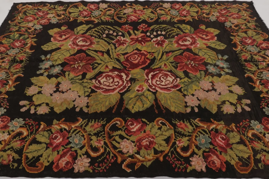 Vintage Moldovan Bessarabian Kilim