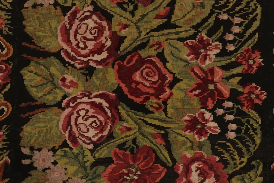 Vintage Moldovan Bessarabian Kilim