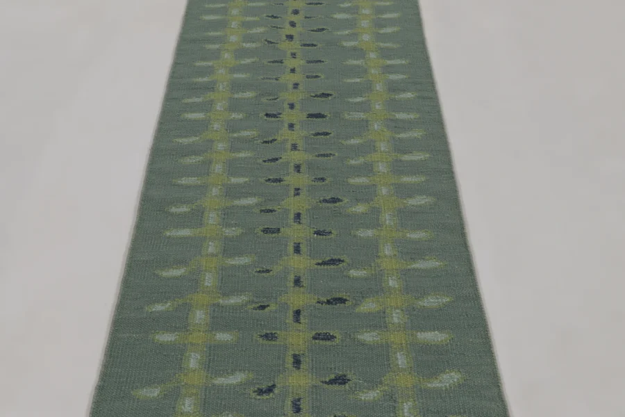 Scandinavian Geometric Flatweave Rug