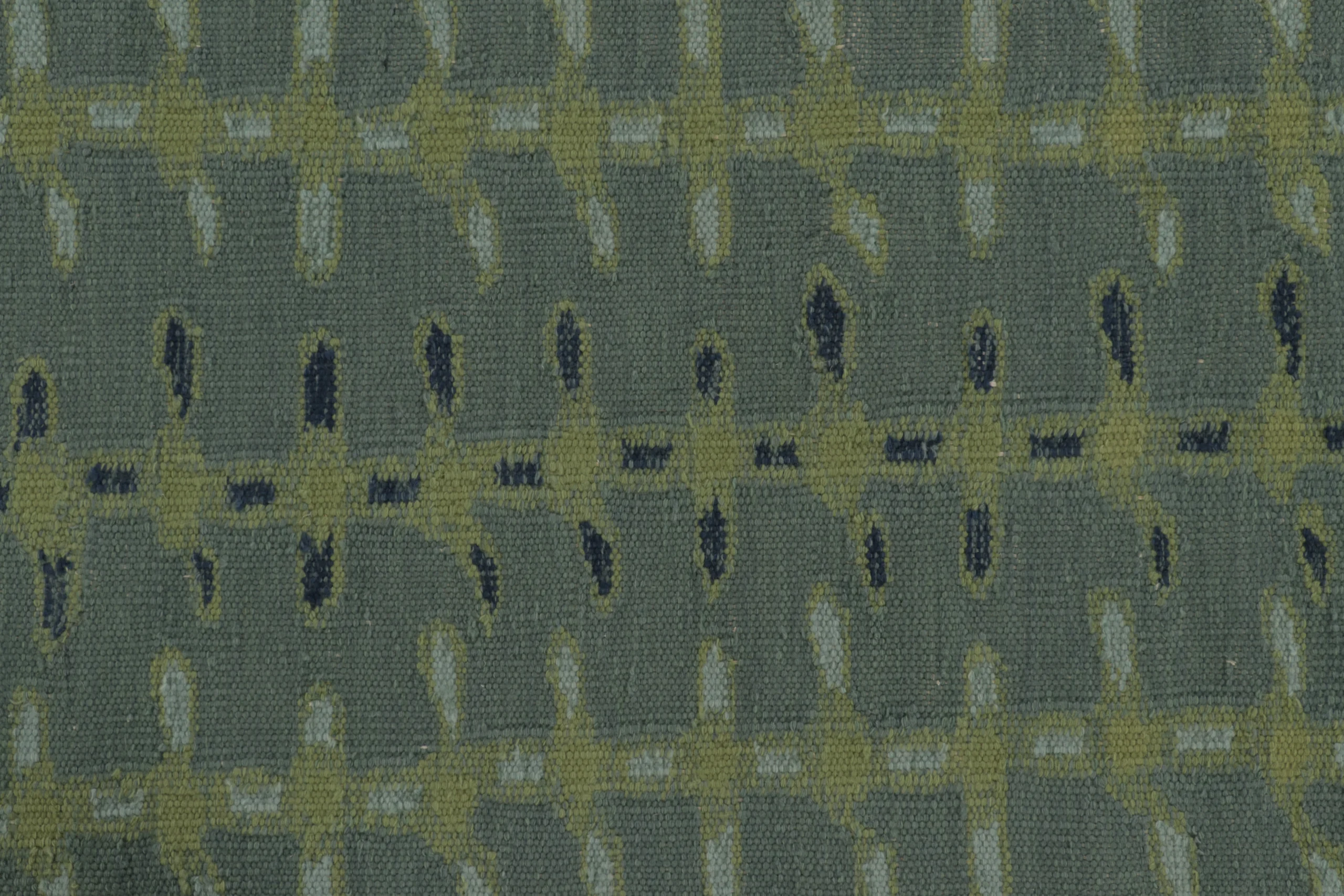 Scandinavian Geometric Flatweave Rug