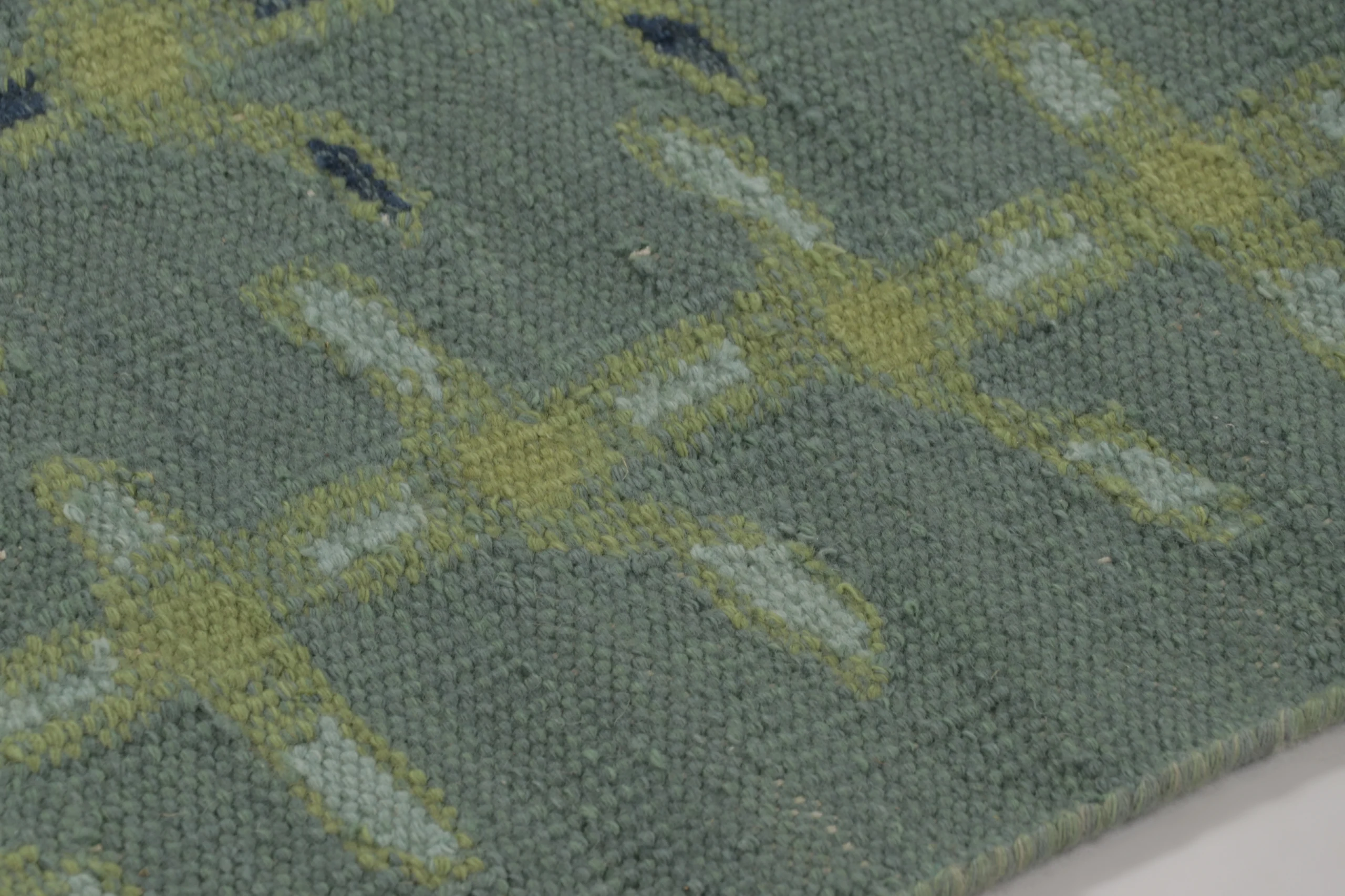 Scandinavian Geometric Flatweave Rug
