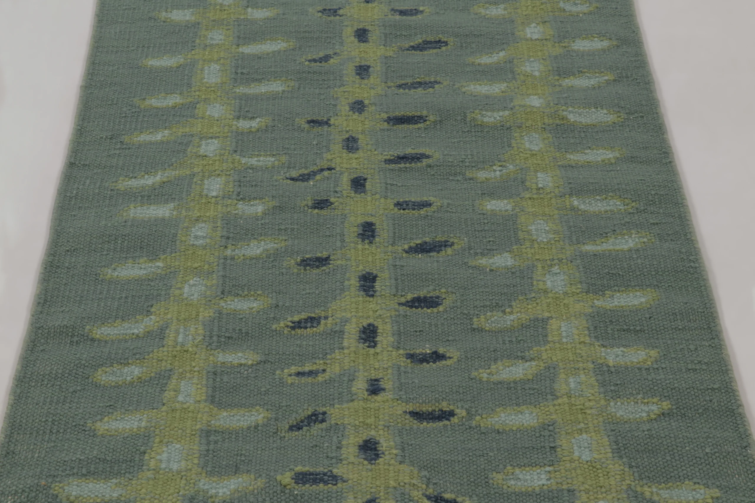 Scandinavian Geometric Flatweave Rug