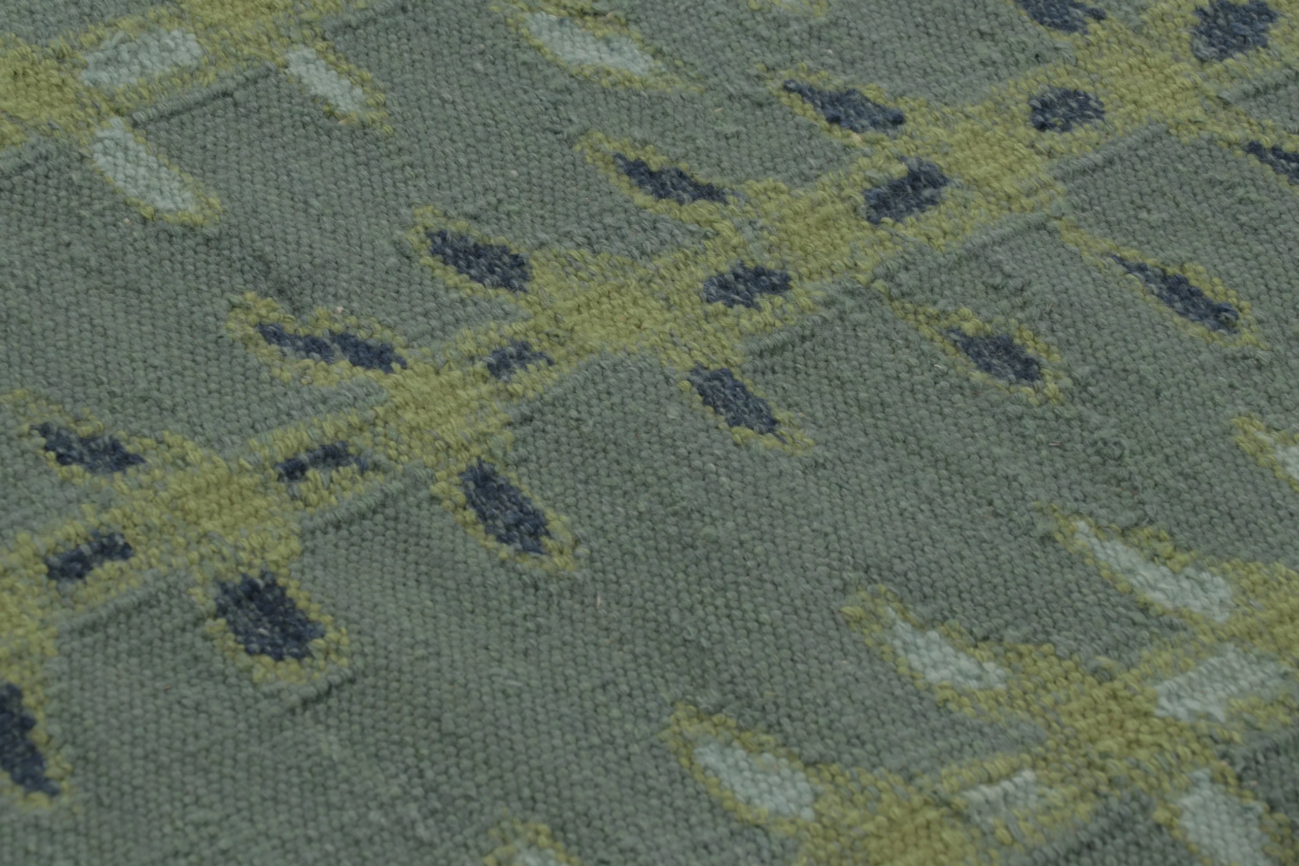 Scandinavian Geometric Flatweave Rug