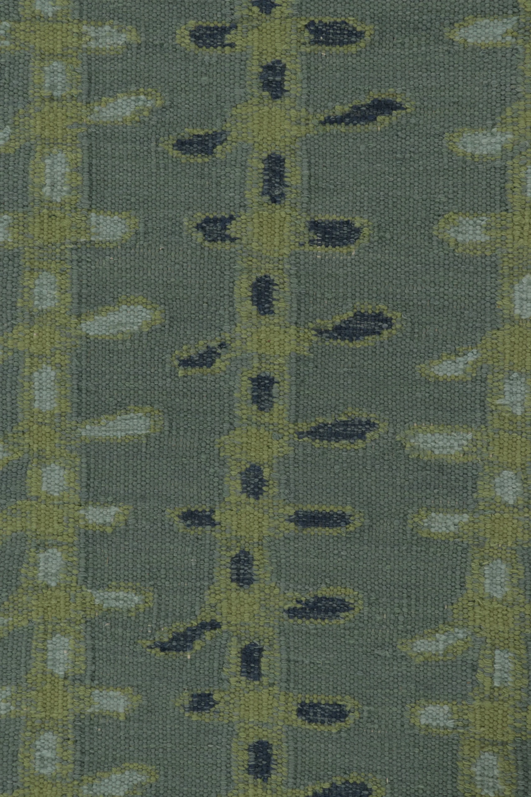 Scandinavian Geometric Flatweave Rug
