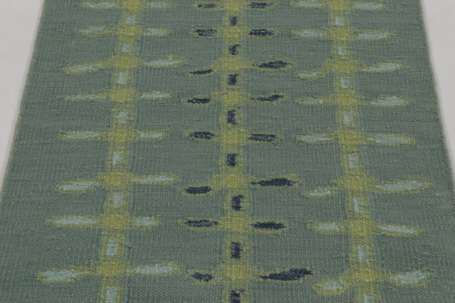 Scandinavian Geometric Flatweave Rug