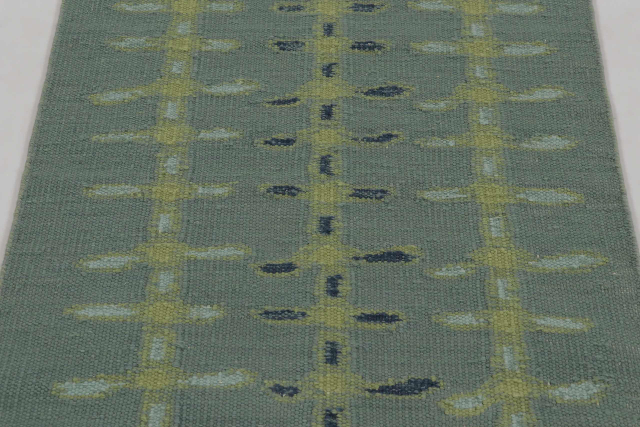 Scandinavian Geometric Flatweave Rug