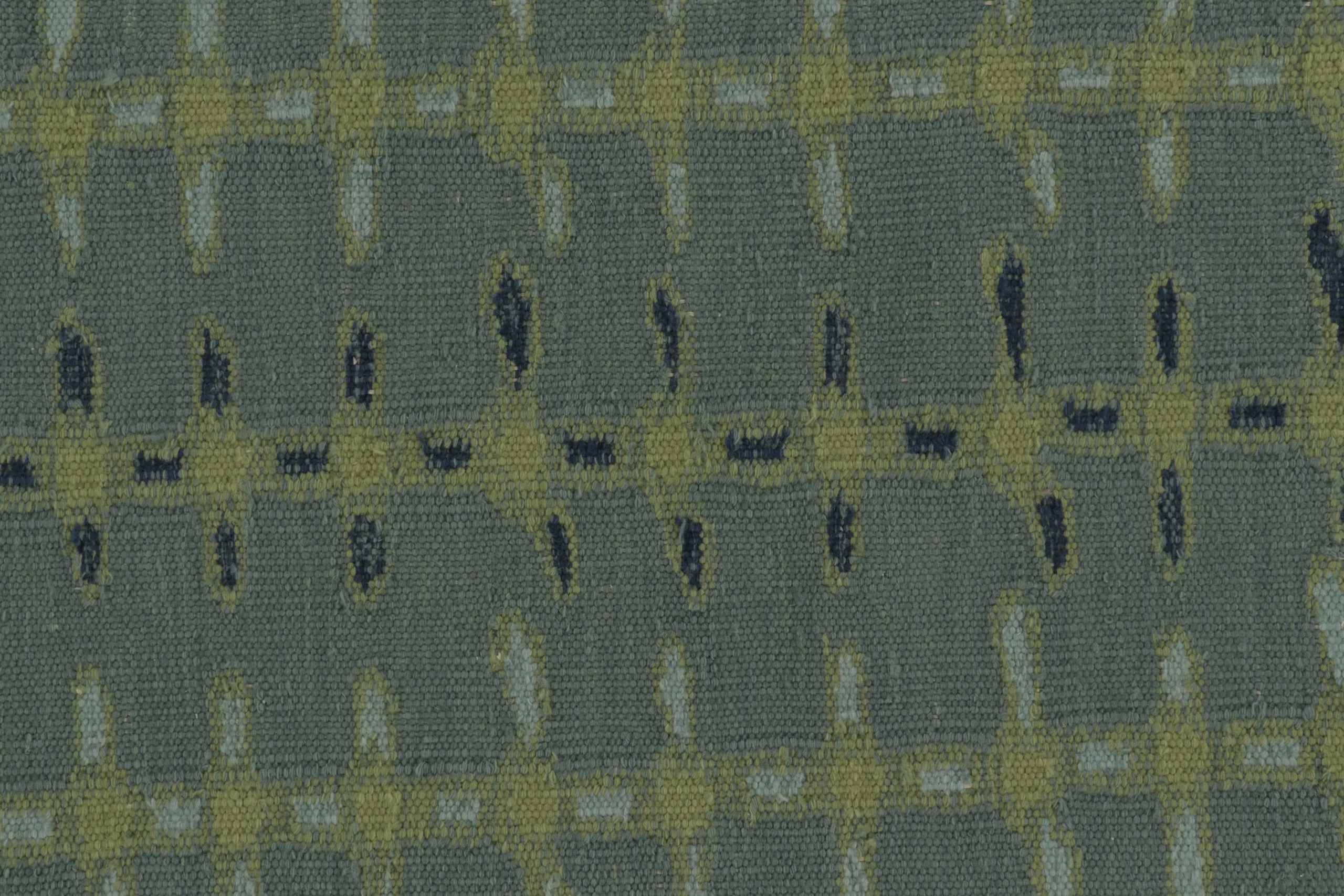 Scandinavian Geometric Flatweave Rug