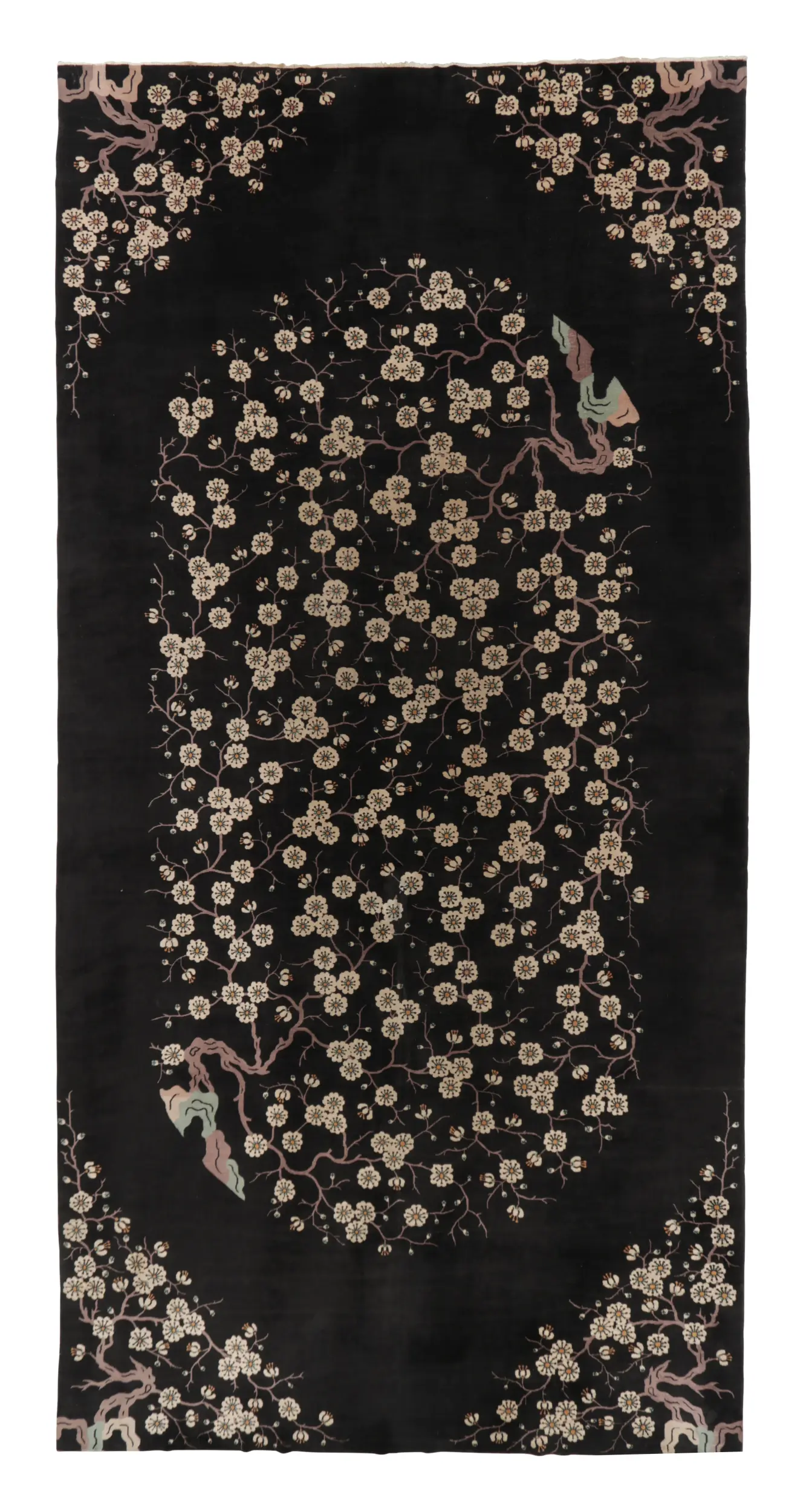 Antique Chinese Art Deco Rug