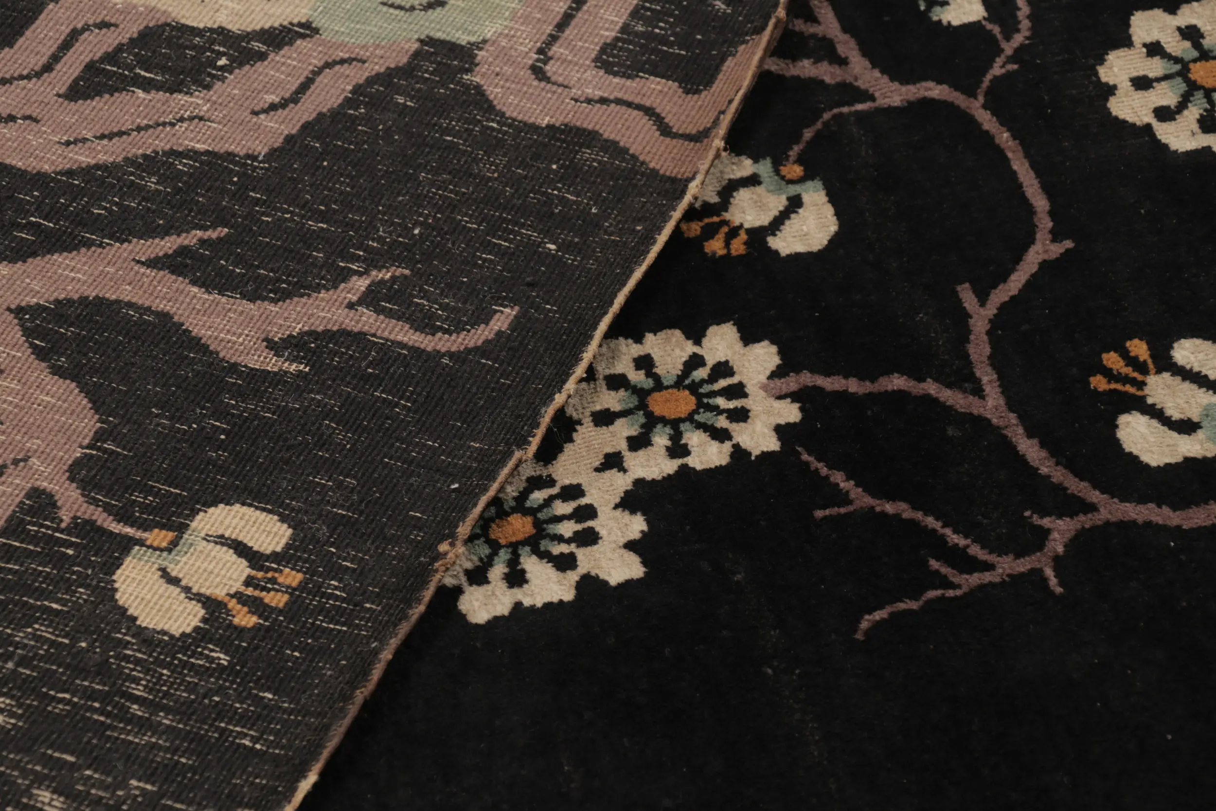 Antique Chinese Art Deco Rug