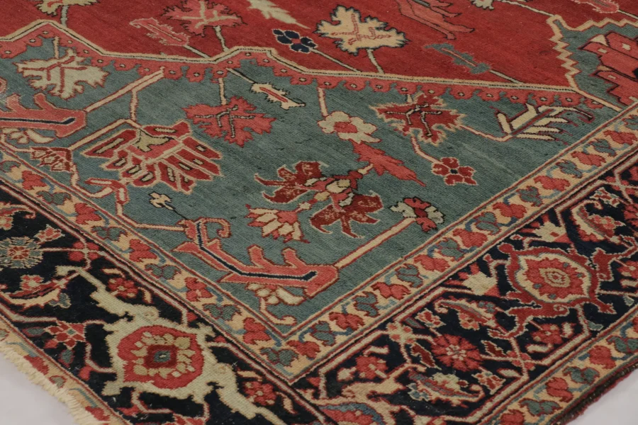 Antique Persian Serapi Rug
