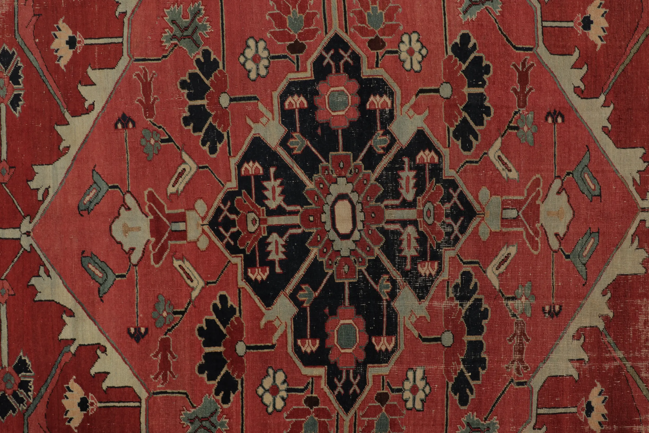 Antique Persian Serapi Rug