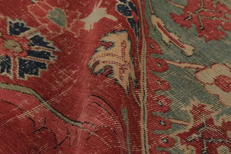 Antique Persian Serapi Rug