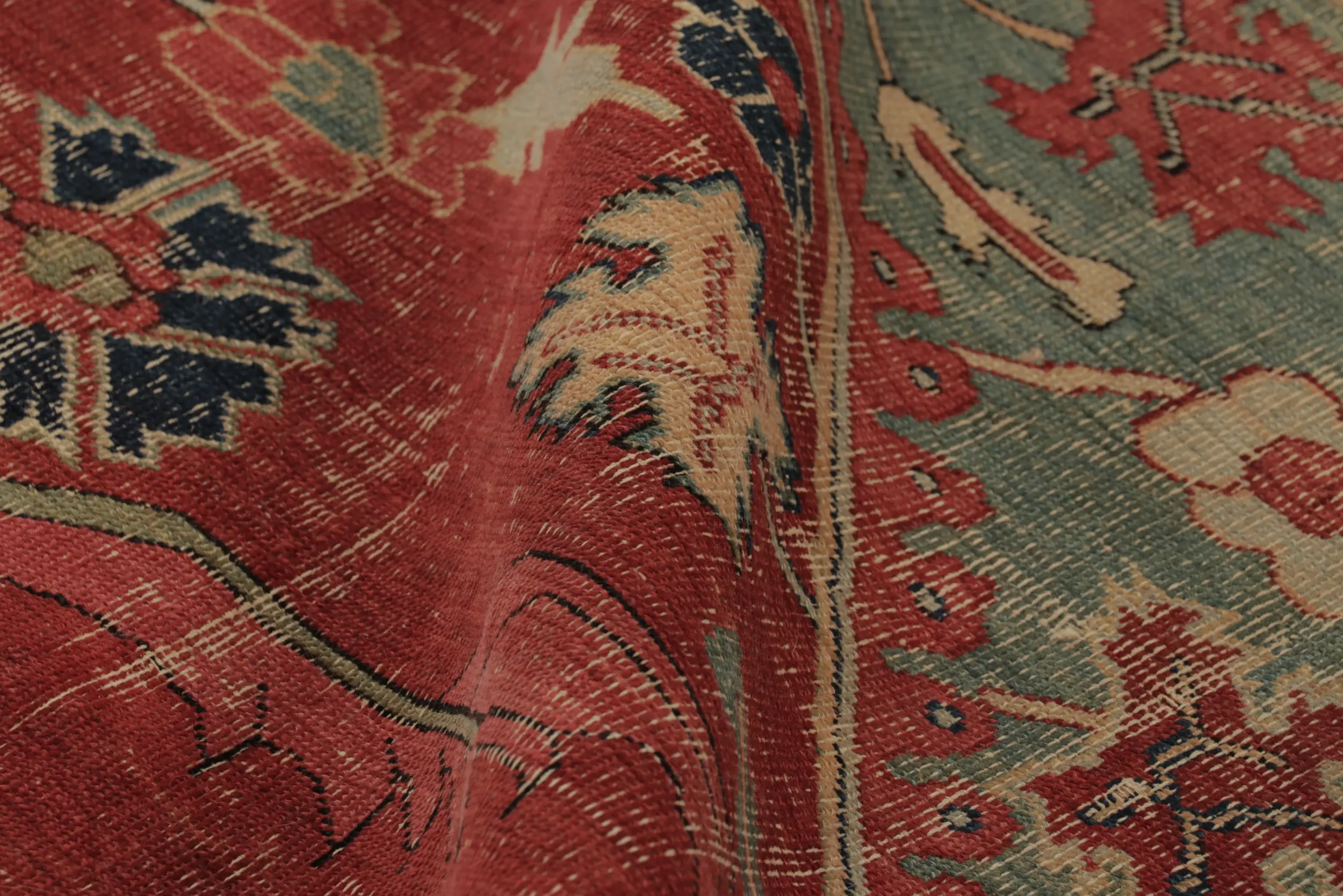 Antique Persian Serapi Rug