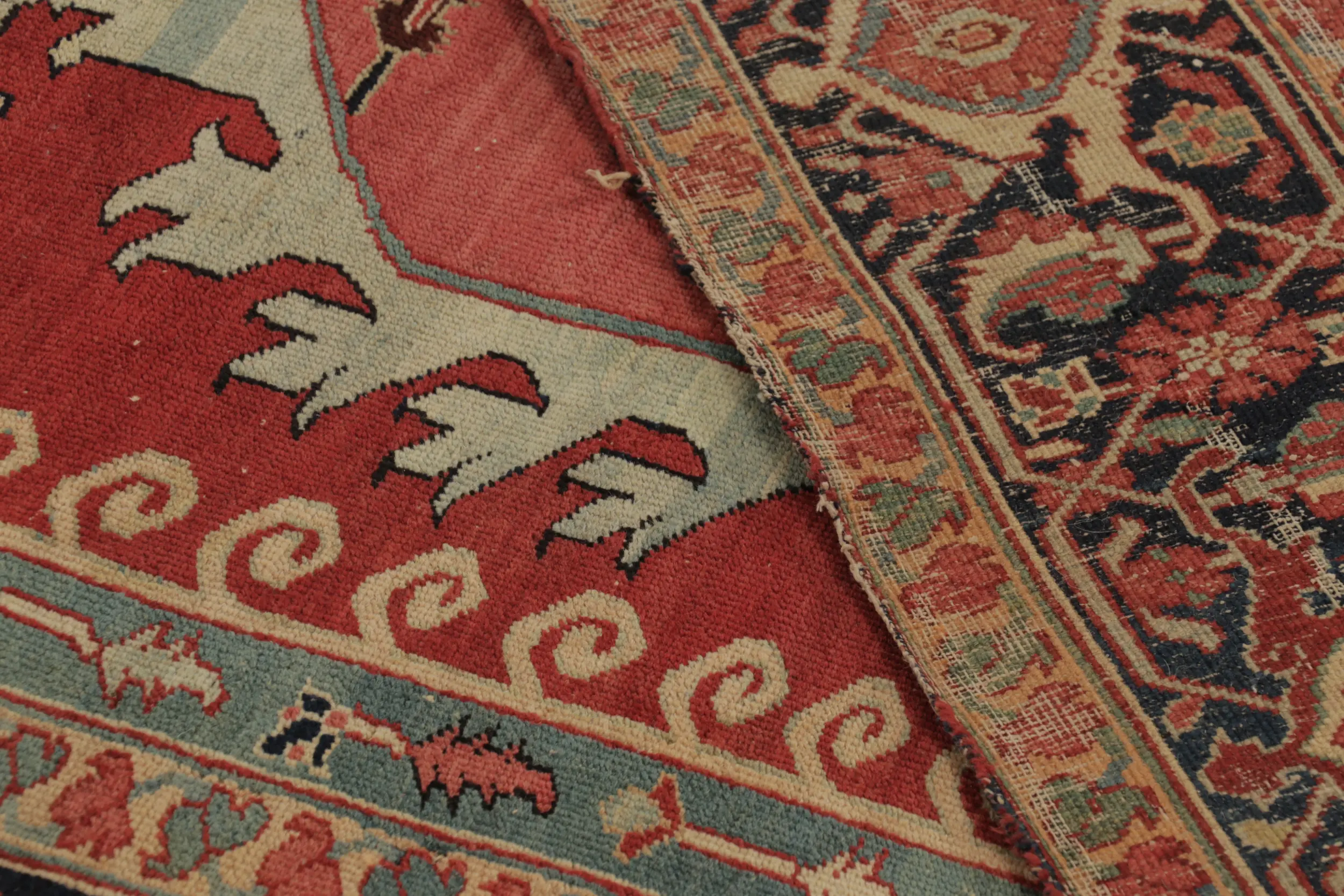 Antique Persian Serapi Rug