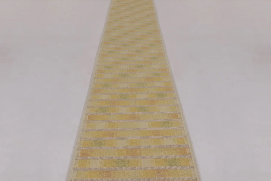Scandinavian Geometric Flatweave Runner Rug