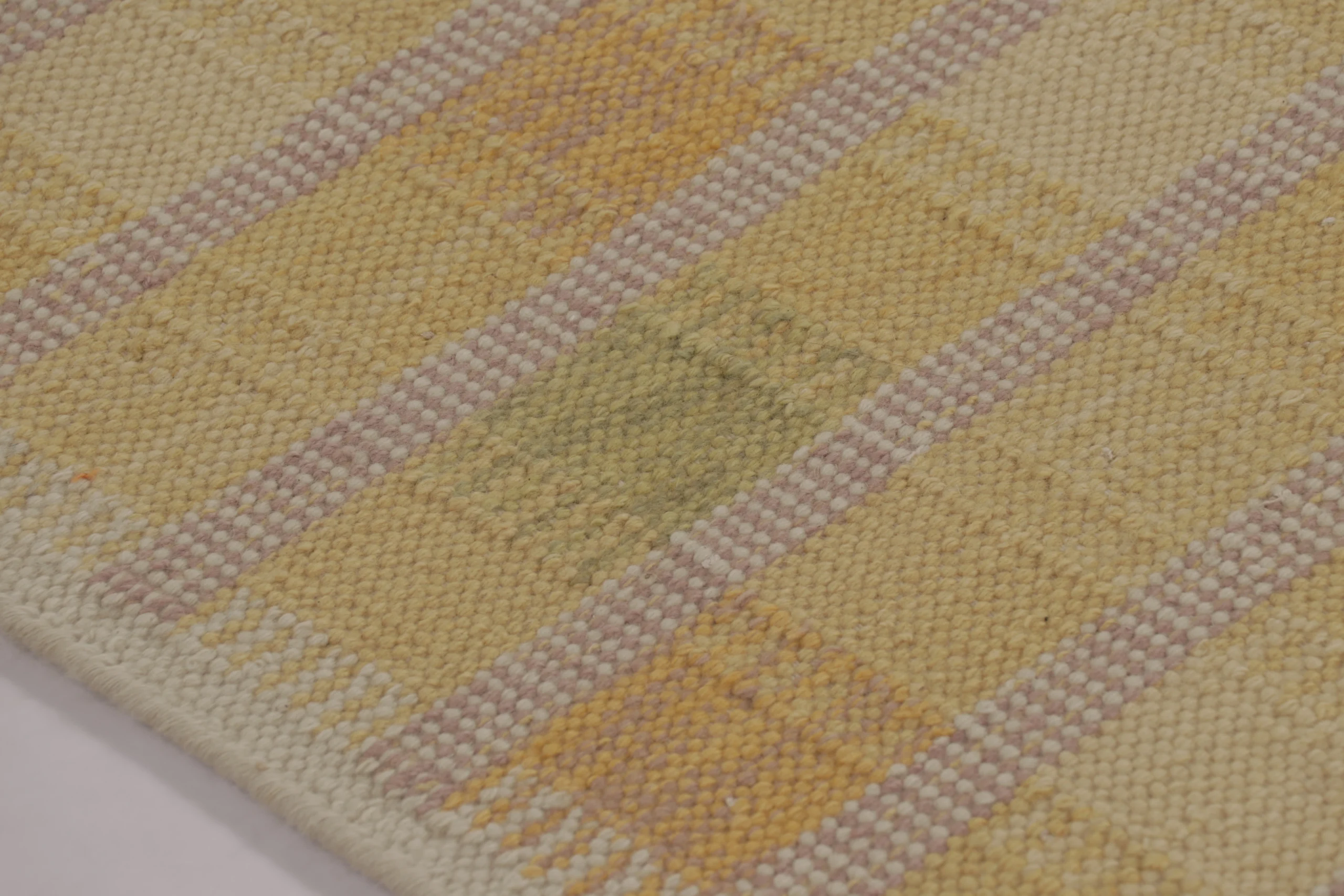 Scandinavian Geometric Flatweave Runner Rug