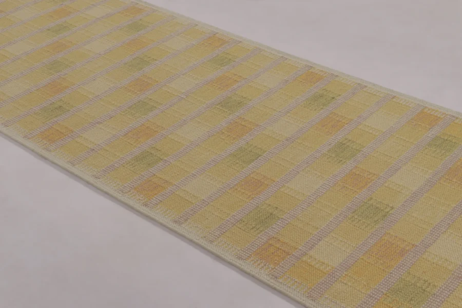 Scandinavian Geometric Flatweave Runner Rug