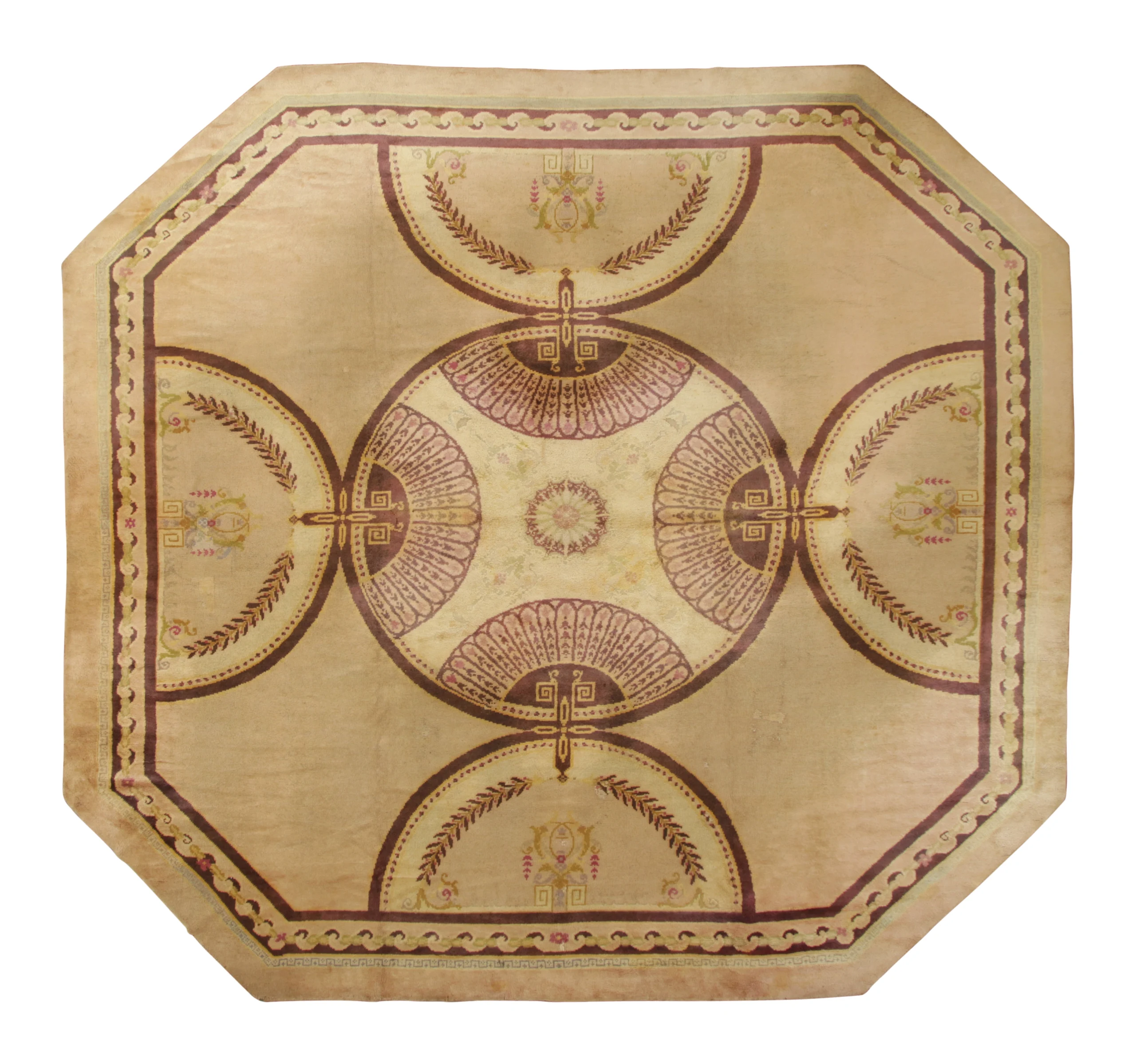 Antique French Art Deco Rug