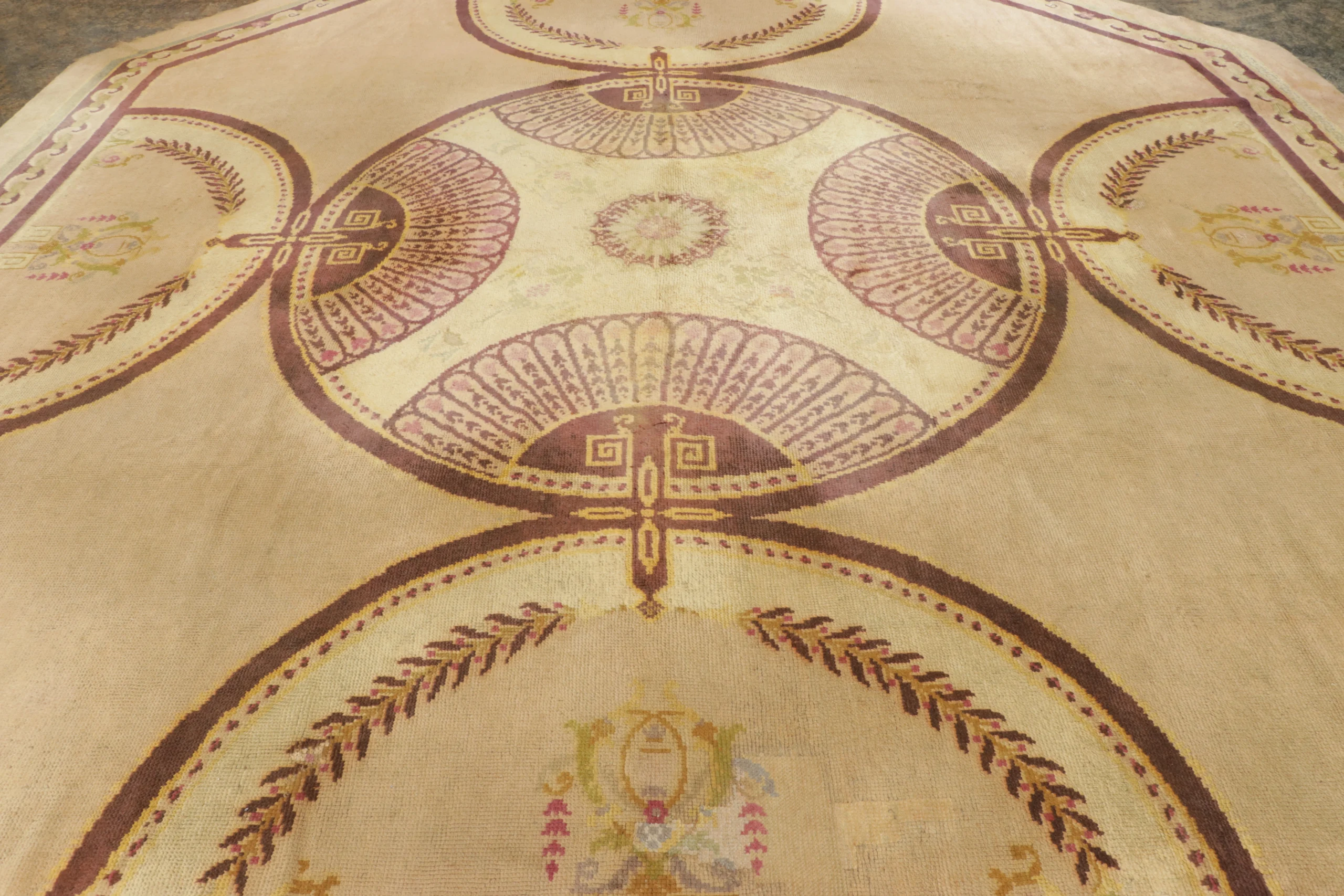 Antique French Art Deco Rug