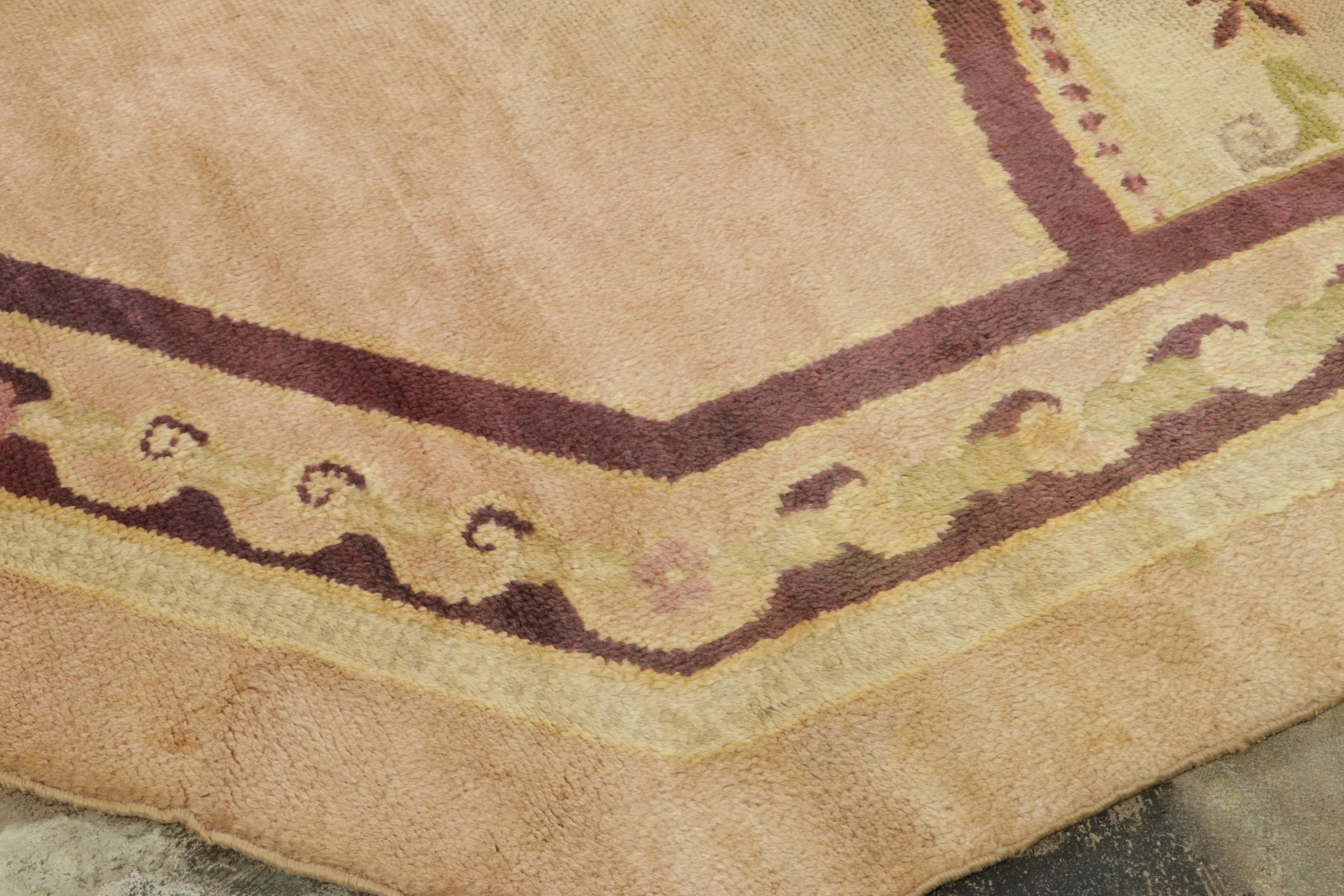 Antique French Art Deco Rug