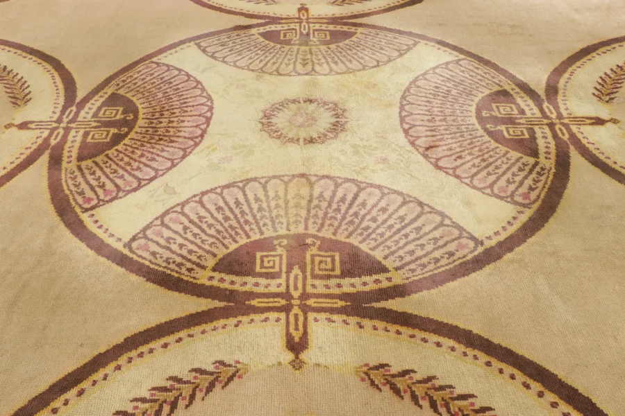 Antique French Art Deco Rug