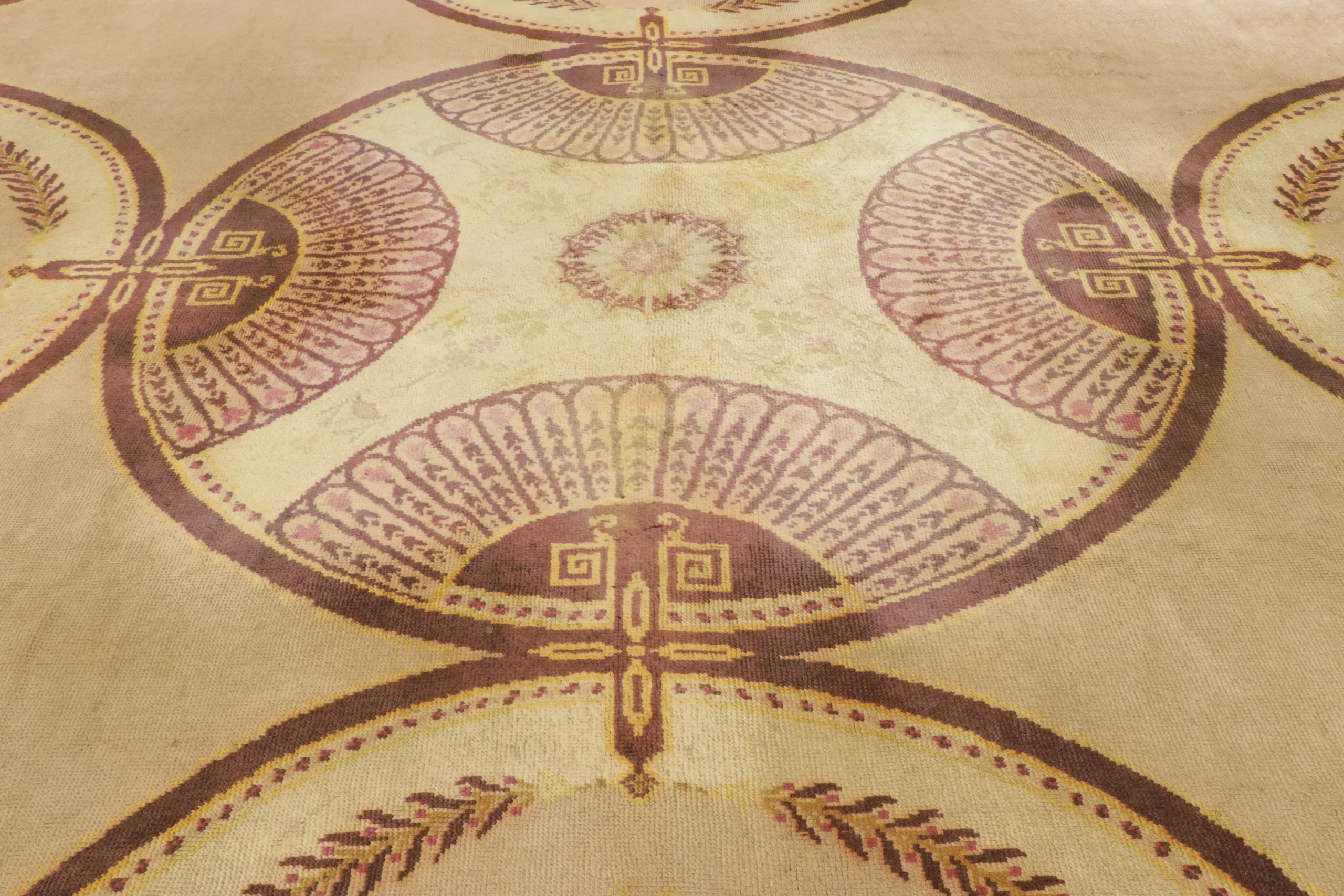 Antique French Art Deco Rug