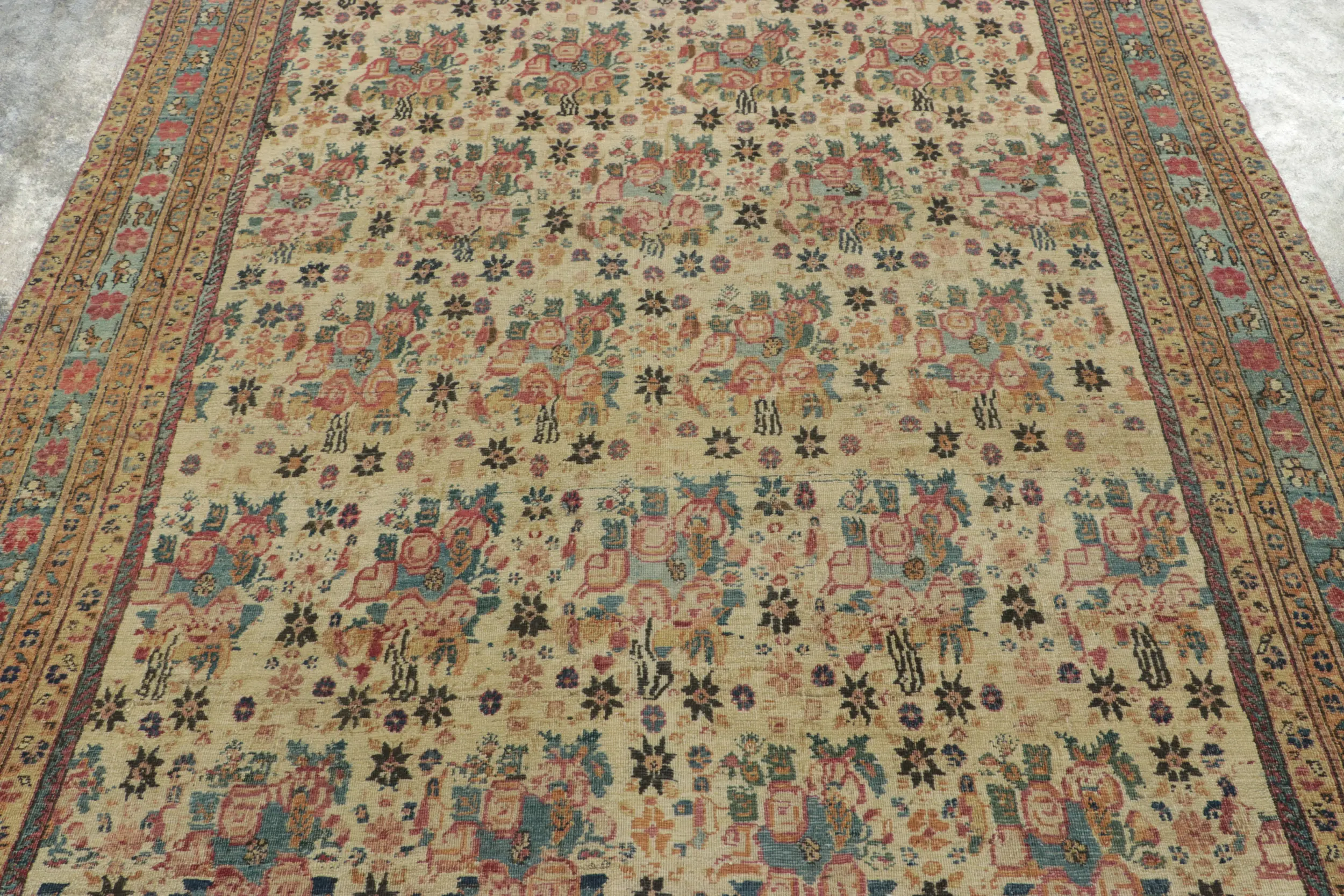 Antique Persian Kerman Rug