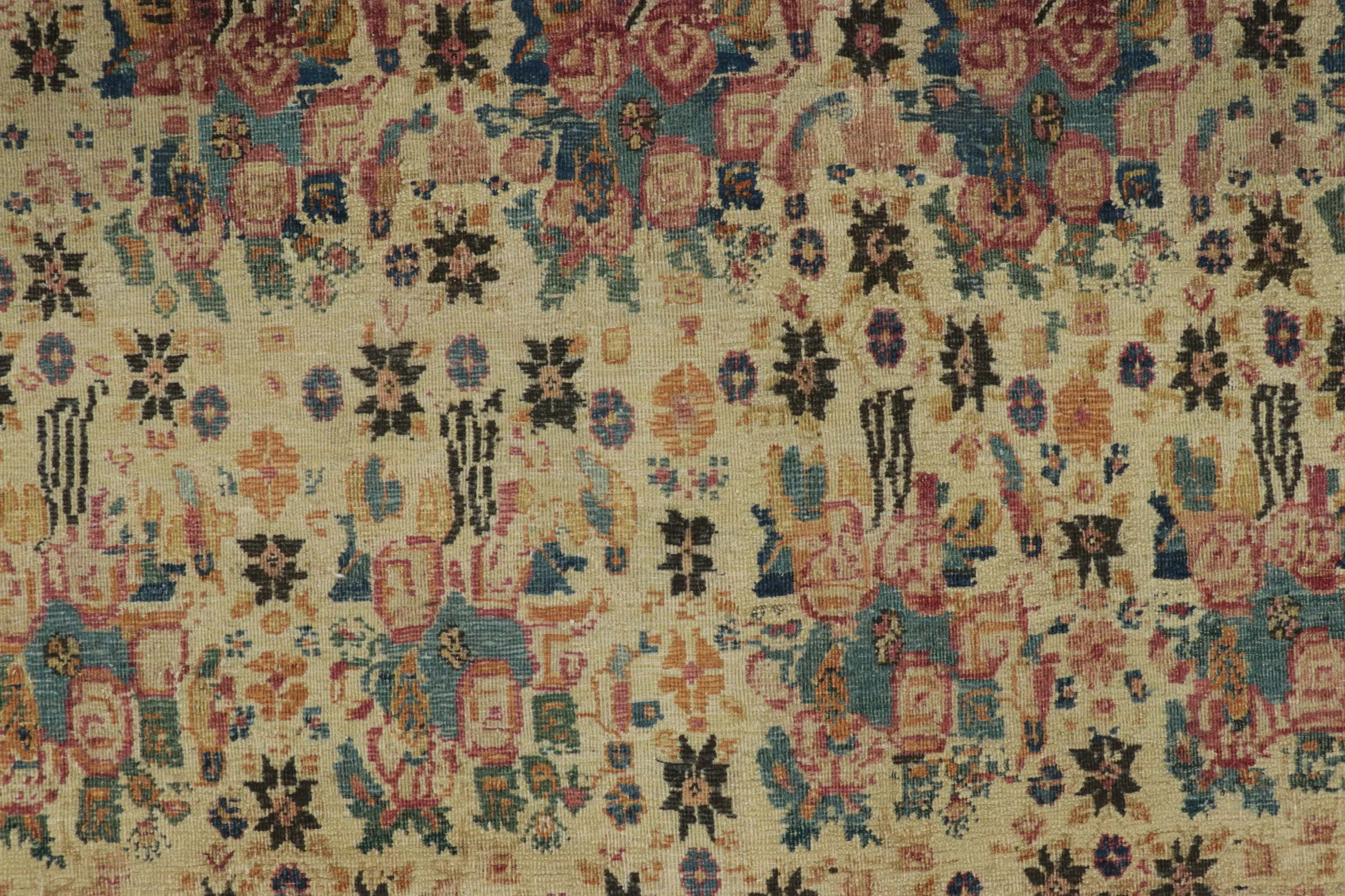 Antique Persian Kerman Rug