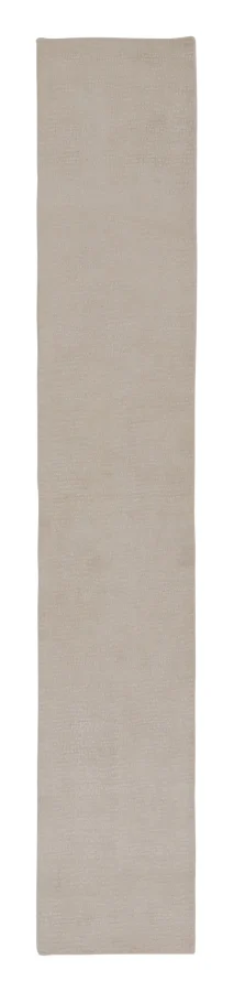 Rug & Kilim’s Modern Runner Rug, Subtle Textural Pattern in Tone-on-Tone White