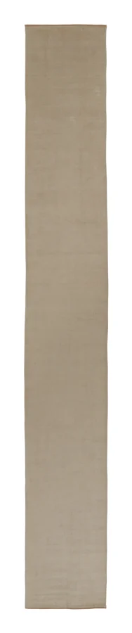 Rug & Kilim’s Modern Textural Extra-Long Runner Rug in Cream Tones