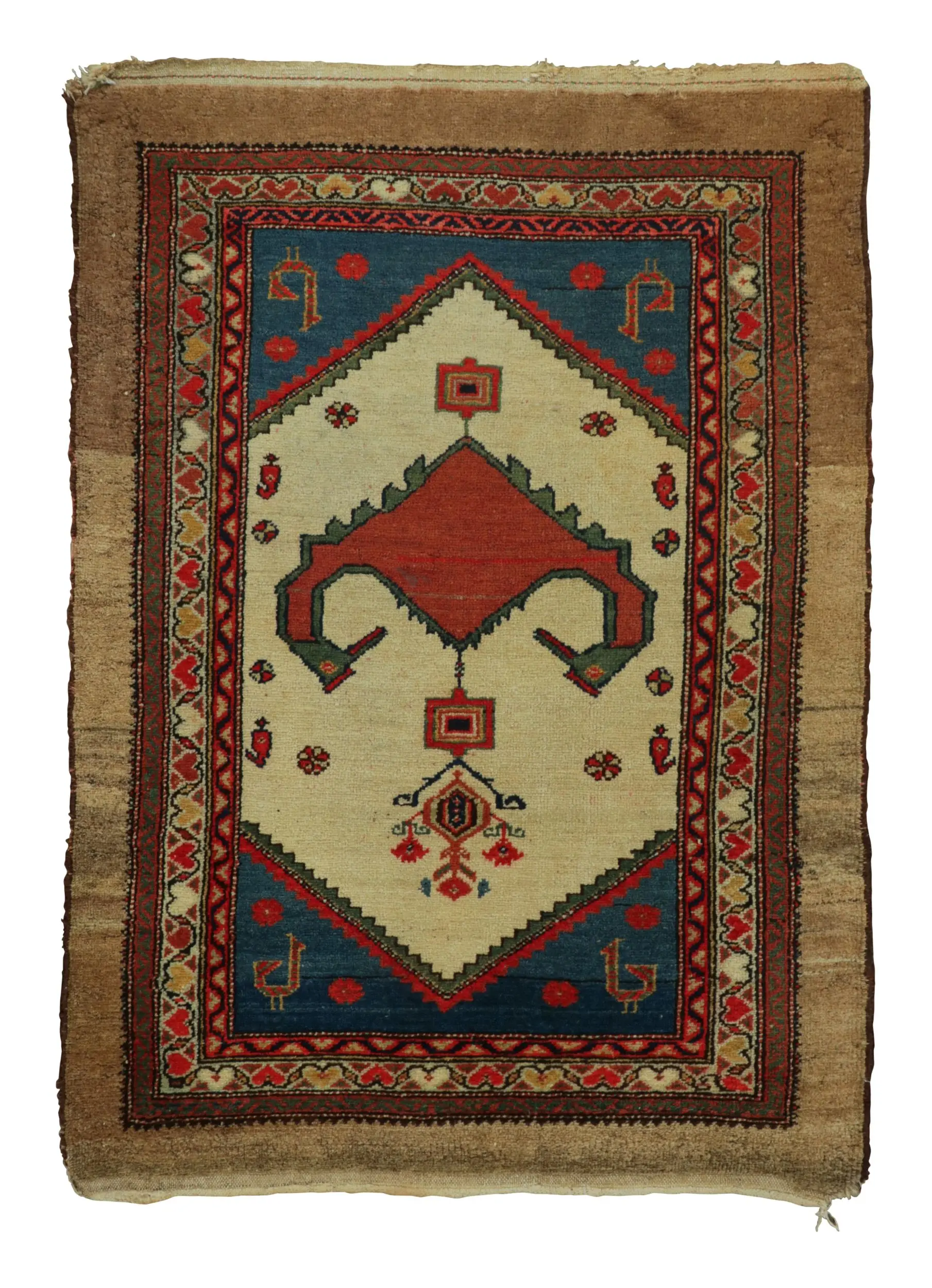 Antique Persian Serapi Rug