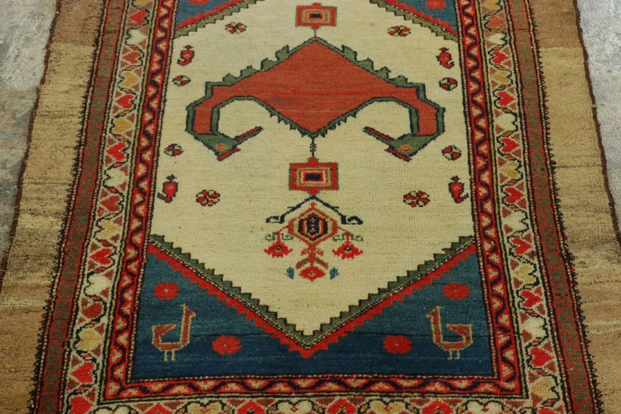 Antique Persian Serapi Rug
