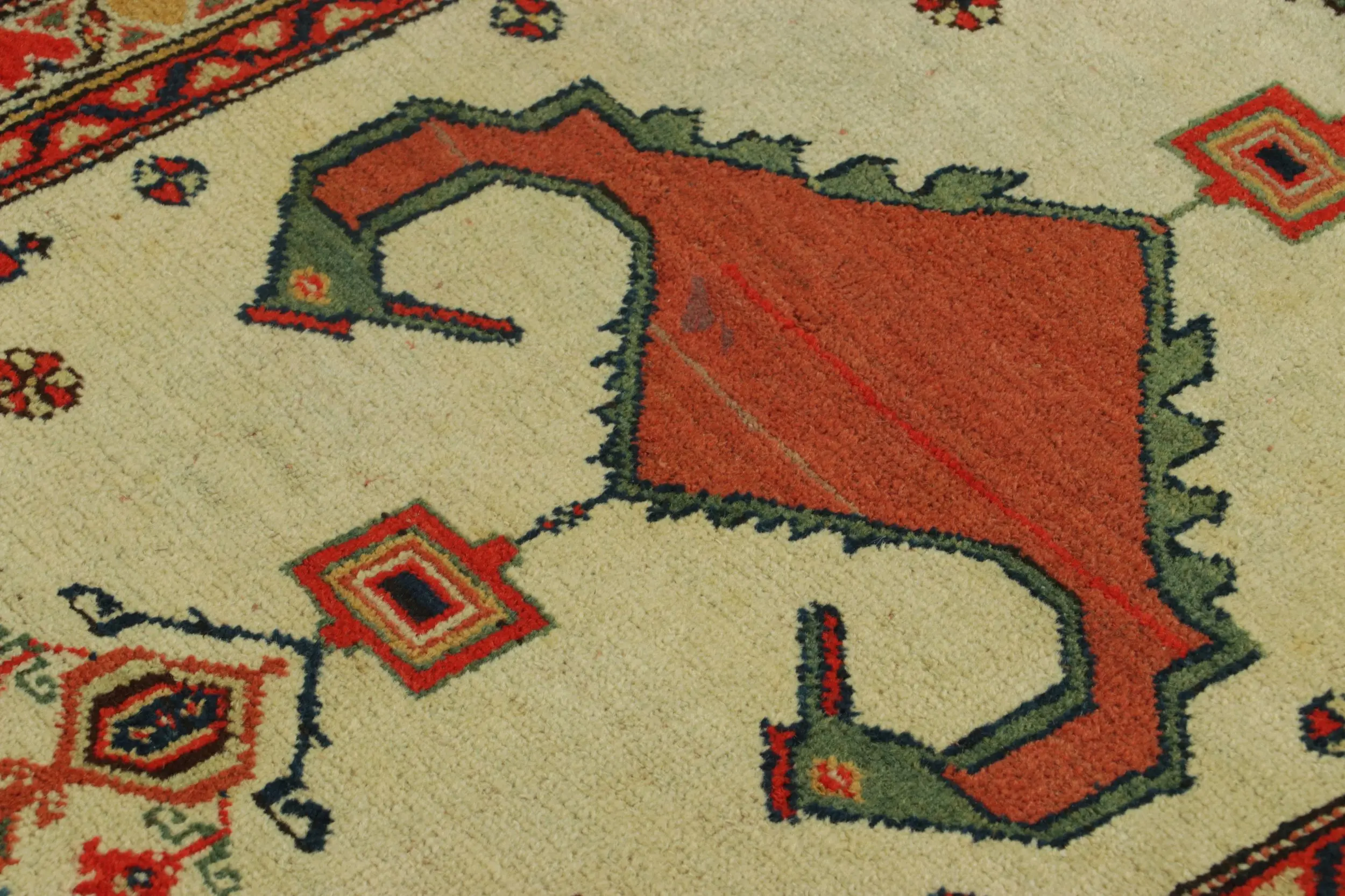 Antique Persian Serapi Rug