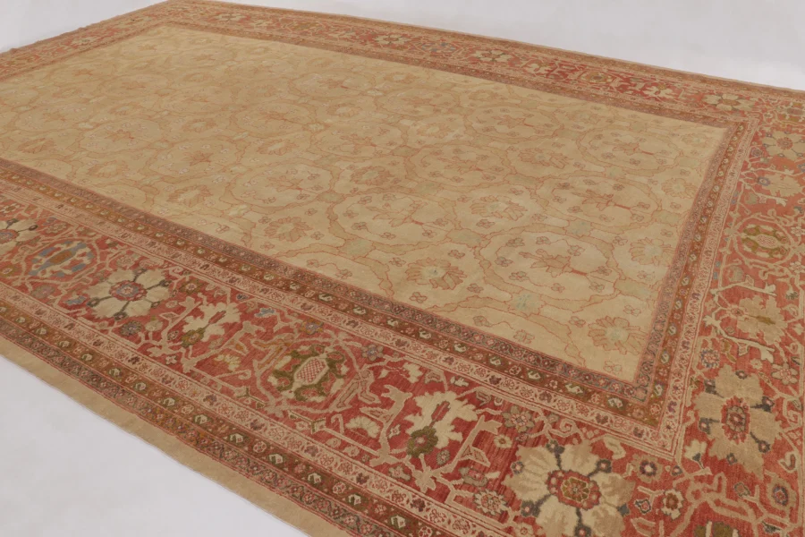 Oversized Antique Sultanabad Rug