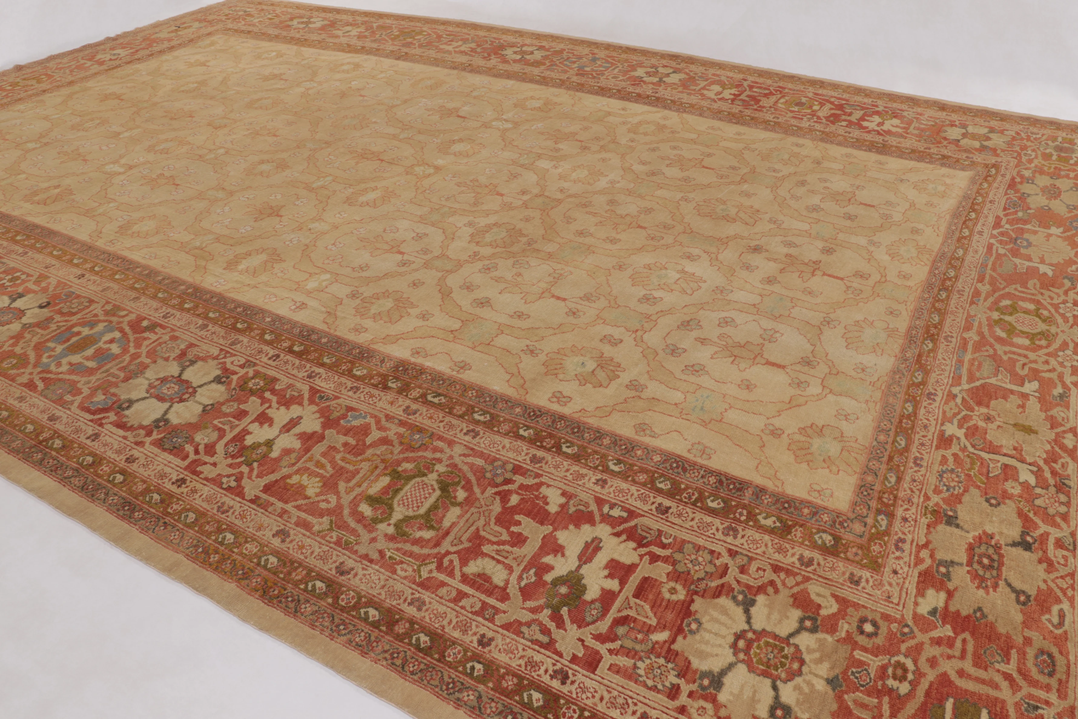 Oversized Antique Sultanabad Rug