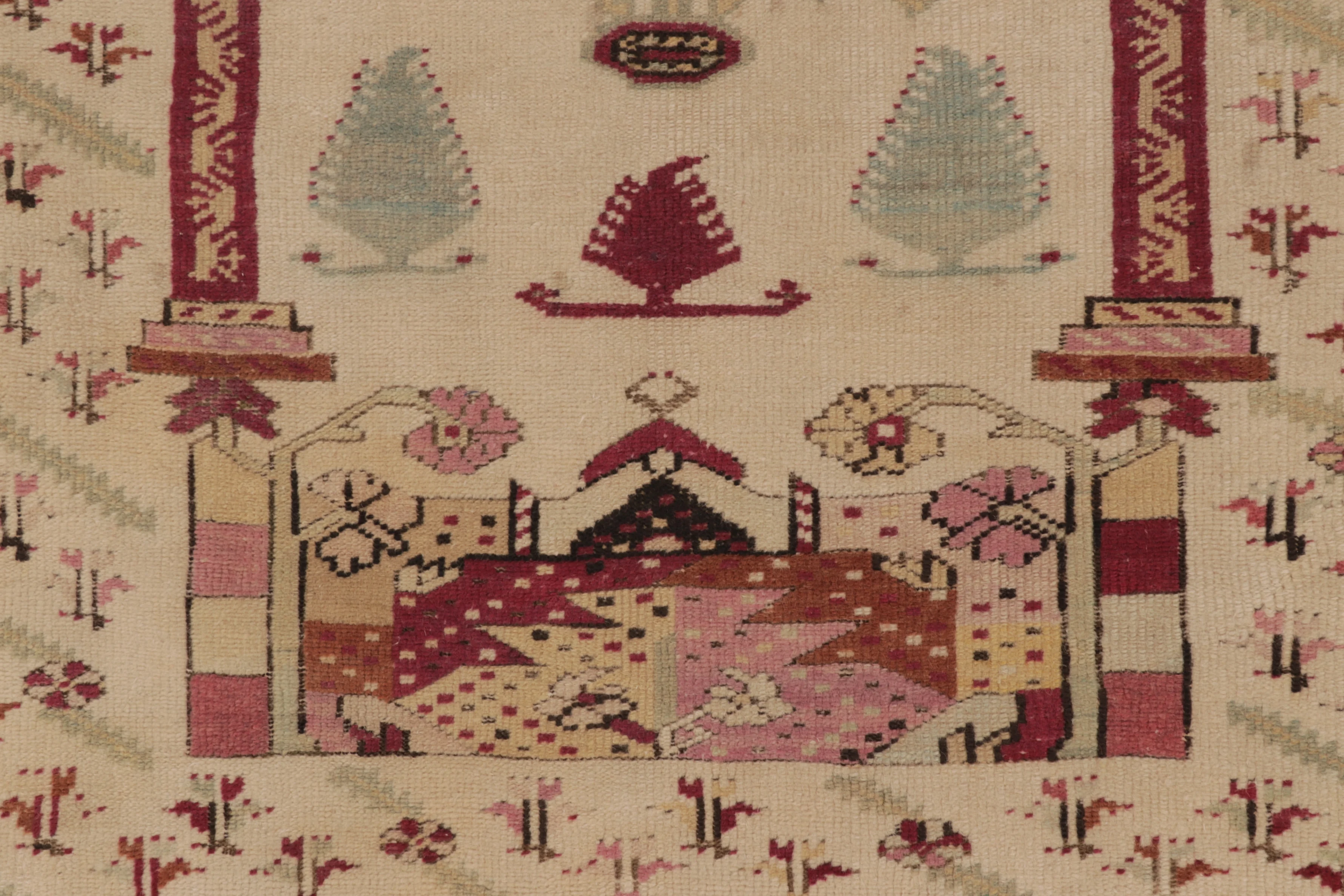 Antique Turkish Ghiordes Rug