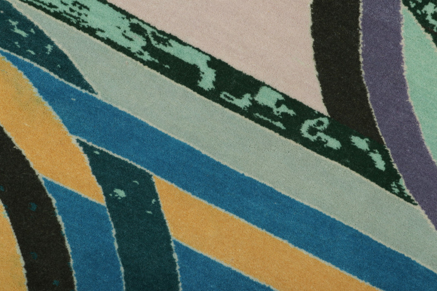Modern Gift-Sized Circle Rug