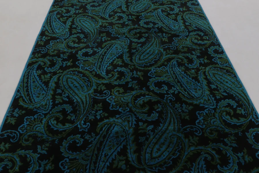 Modern Paisley Floral Rug