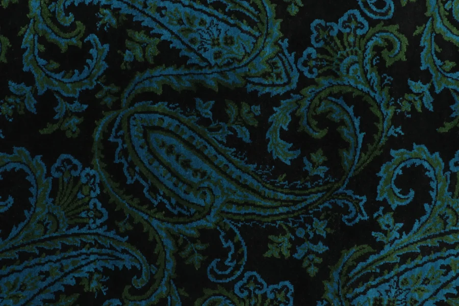 Modern Paisley Floral Rug
