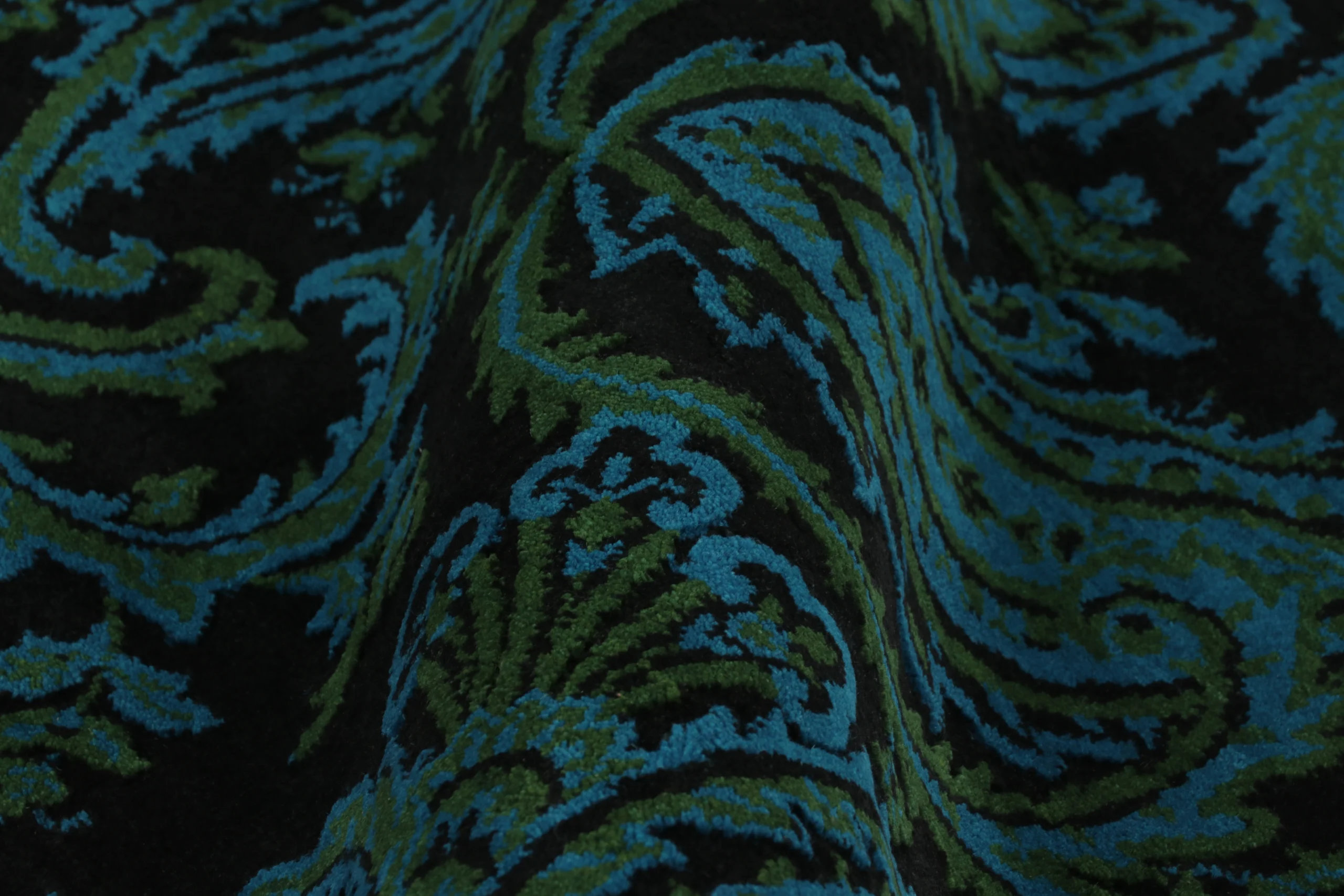 Modern Paisley Floral Rug