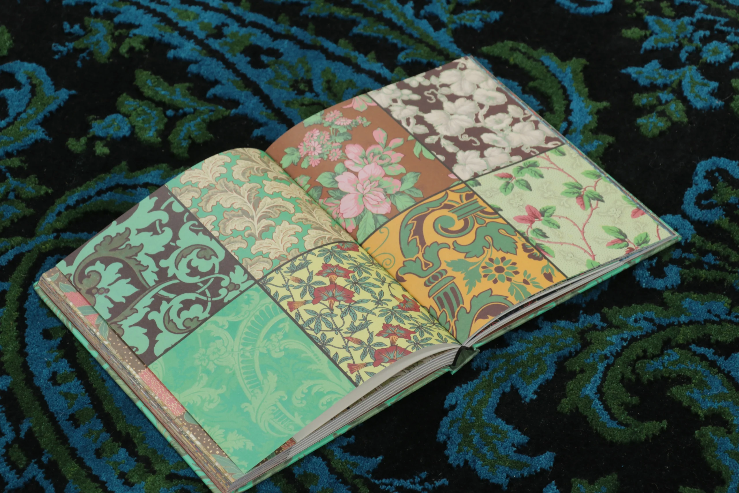 Modern Paisley Floral Rug