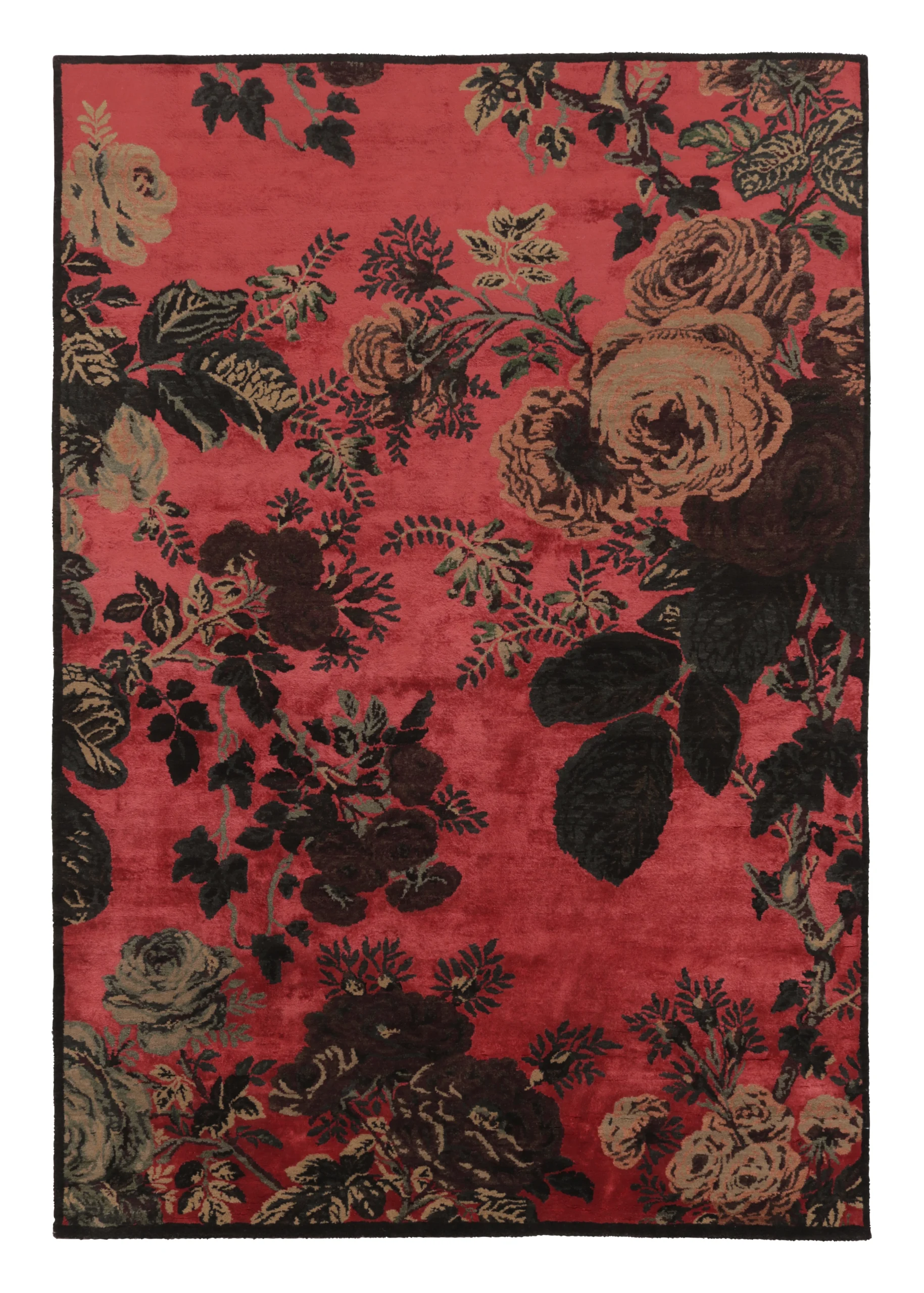 Modern Floral Rug
